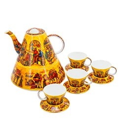 Оригинальный заварочный чайник с чашками