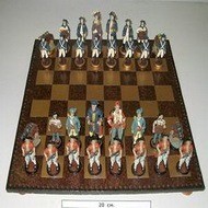 Шахматы с фигурами-солдатиками