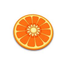Разделочная доска апельсин