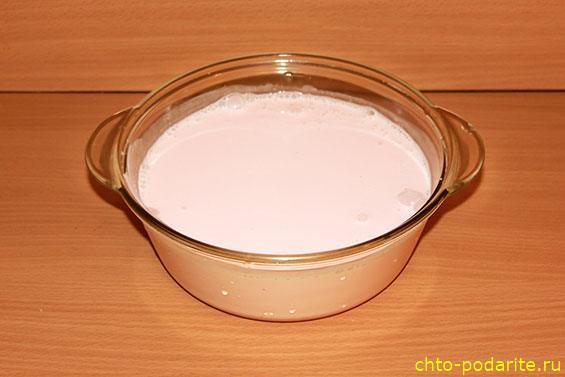 Приготовление трехслойного освежающего желейного ягодного торта, шаг 17