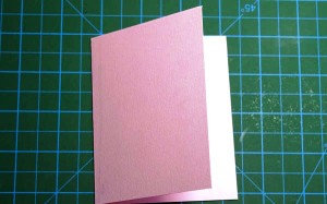 основа из розового картона